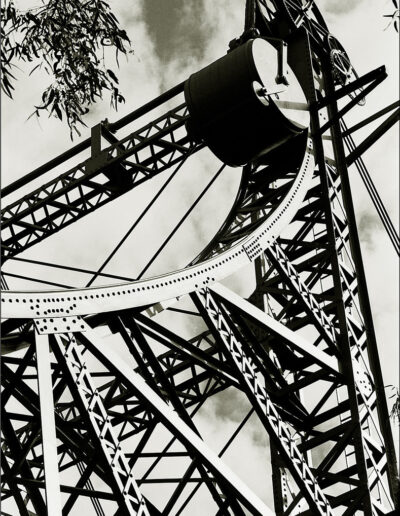 Rolling counterweight, 1924 Carathool Bridge, Murrumbidgee River