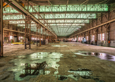 WW2 sawtooth factory roof