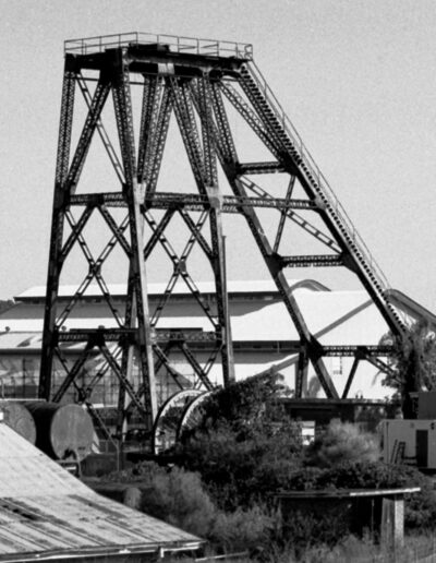 John Darling Colliery No 1 Poppet Head Colliery Belmont NSW, demolished 2003
